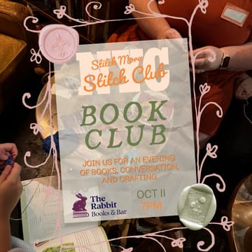 Cover Image for Stitch More Stitch Club at The Rabbit Books & Bar