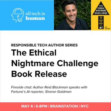 Cover Image for The Ethical Nightmare Challenge Book Release: Fireside Chat with Reid Blackman
