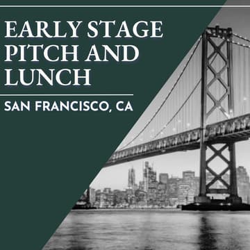 Cover Image for Early Stage Pitch and Lunch