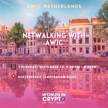 Cover Image for AWIC Amsterdam Netwalking: Goodbye, Summer! 🌅