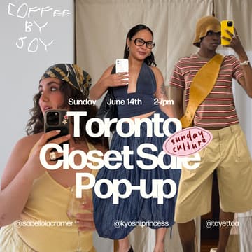 Cover Image for Toronto Closet Sale + Pen Pal Pop-Up