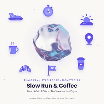 Cover Image for Runic Pay x Stablecore: Slow 3K & Coffee at Money20/20