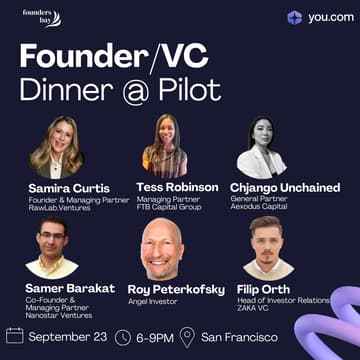 Cover Image for Founder/VC Dinner @ Pilot