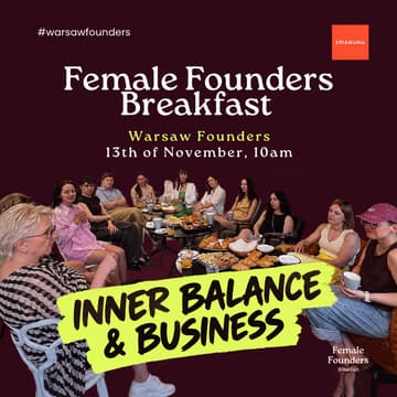 Cover Image for Female Founders Breakfast: Warsaw