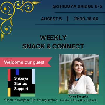 Cover Image for Weekly Snack & Connect in collaboration with Anna Skrypka
