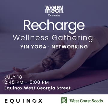 Image de couverture pour Recharge: Women in Tech Wellness Gathering