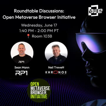 Cover Image for AWE Roundtable Discussion: Open Metaverse Browser Initiative