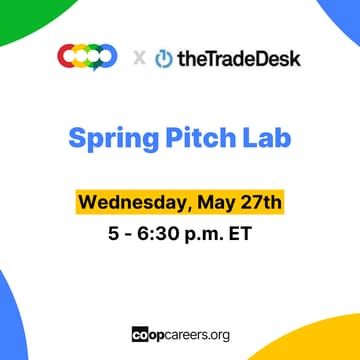 Cover Image for Spring Pitch Lab with The Trade Desk