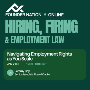 Cover Image for Hiring, Firing & Employment Law: Navigating Employment Rights as You Scale