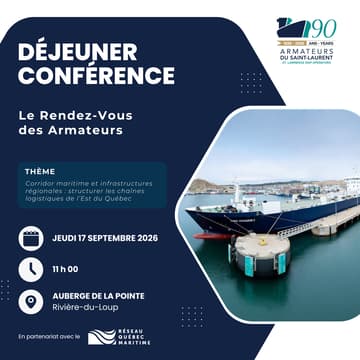 Cover Image for Corridor maritime et infrastructures régionales: structurer les chaînes logistiques de l’Est du Québec