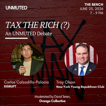 Cover Image for An UNMUTED Dialogue - TAX THE RICH (?)