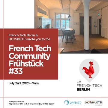 Cover Image for French Tech Community Breakfast @hotsplots