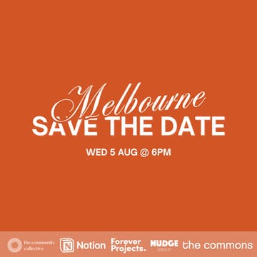 Cover Image for ๐ต Melbourne: Save The Date