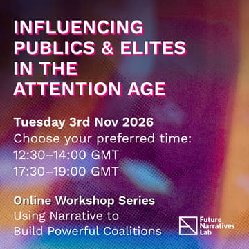 Cover Image for Influencing Publics & Elites in the Attention Age (12:30 GMT)