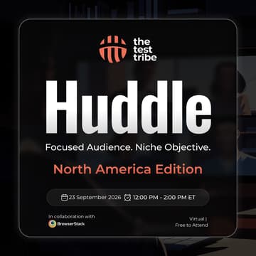 Cover Image for 6th North America Huddle – Zero to Agentic: Build an API Test Suite With an Agent, From Scratch