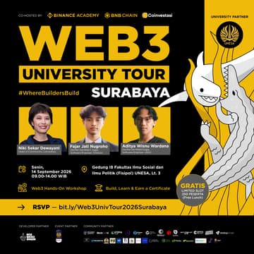 Cover Image for Web3 Univiversity Tour Surabaya 2026