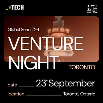 Cover Image for UAtech Venture Night @ Elevate Festival (TENTATIVE DATE) – The Ultimate Startup & Investor Experience!