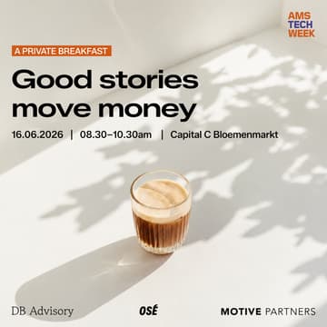 Cover Image for Good stories move money — A private breakfast