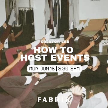 Cover Image for [Creator Lab] How to Host IRL Events 🪩🎤🧠