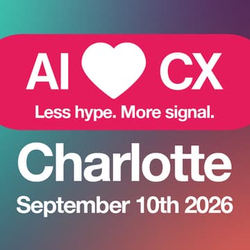 Cover Image for AI ❤️ CX: Less hype. More signal.