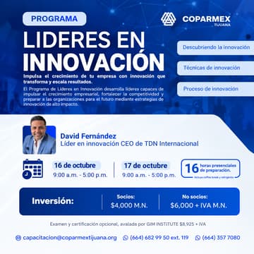 Cover Image for PROGRAMA LIDERES EN INNOVACIÓN
