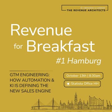 Cover Image for Revenue for Breakfast #1 Hamburg - GTM Engineering: How automation & KI is defining the new sales engine
