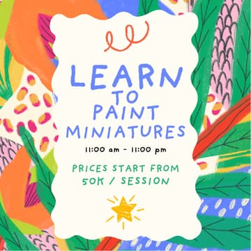 Cover Image for Weekly Event: Learn to Paint Miniatures