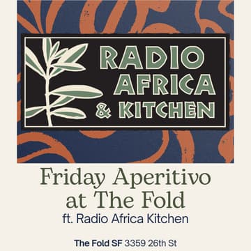 Friday Aperitivo @ The Fold ft. Radio Africa Kitchen