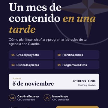 Cover Image for Un mes de contenido en una tarde