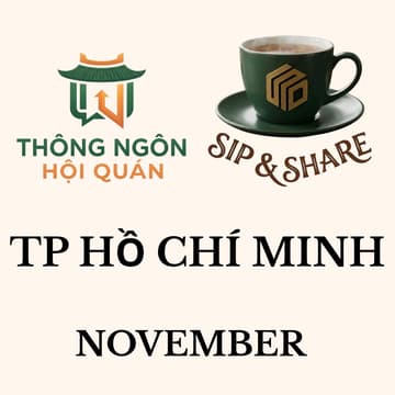 Cover Image for SIP & SHARE - THÀNH PHỐ HỒ CHÍ MINH - NOVEMBER 2026