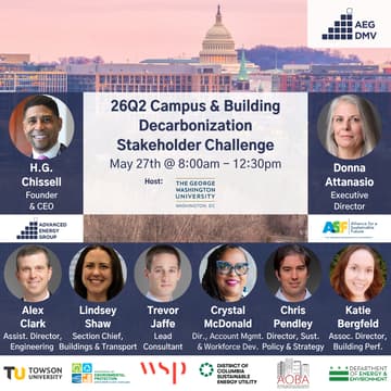 Cover Image for AEG DMV 26Q2 Stakeholder Challenge: Campus & Building Decarbonization