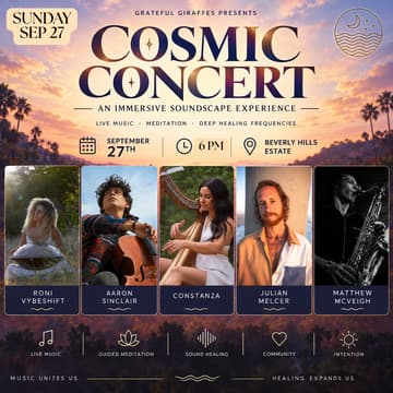 Cover Image for Cosmic Concert: Immersive Soundscape Experience