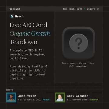 Cover Image for Live AEO and Organic Growth Strategy Teardown w/ Abby Gleason & Jose Velez