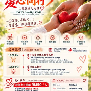 Cover Image for PWP [A] : 爱心同行 · 让善意成为力量 (CH)