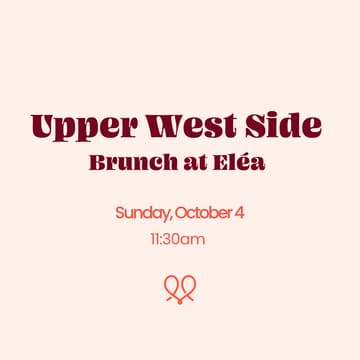 Cover Image for UWS Pod: Brunch at Eléa