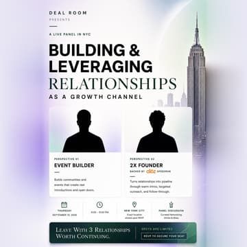 Cover Image for Relationships as a Growth Channel | The Builder Series X SalesParrot