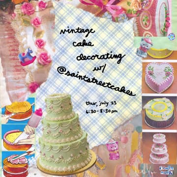 Cover Image for sweets shop: cake decorating w/ @saintstreetcakes