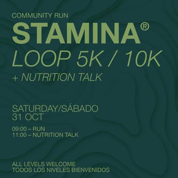 Cover Image for Stamina Loop 5K/10K + Stamina Talk Nutrition