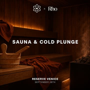 Cover Image for Sauna and Cold Plunge (Hosted by The Nucleus Network & Rho)