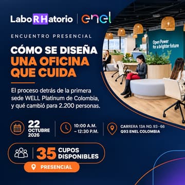 Cover Image for Cómo se diseña una oficina que cuida|Enel