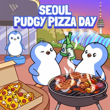 🇰🇷 Seoul Pudgy Pizza Day 🐧의 커버 이미지