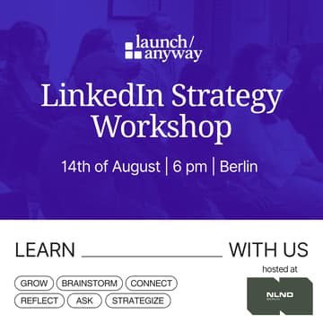 Cover Image for LinkedIn Strategy Workshop – launch/anyway x NLND
