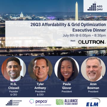 Cover Image for 26Q3 DMV Executive Dinner: Affordability & Grid Optimization