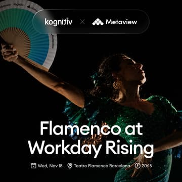 Cover Image for An exclusive Flamenco experience with Kognitiv & Metaview.