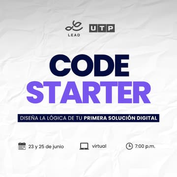 Cover Image for 🚀 Code Starter - Construye tu Primera Solución Digital