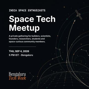 Cover Image for Space Tech Meetup - Bengaluru