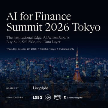 Cover Image for AI for Finance Summit 2026 Tokyo