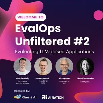 Cover Image for EvalOps unfiltered #2: Evaluating LLM-based applications