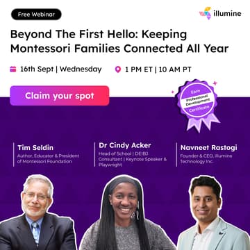 Cover Image for Beyond The First Hello: Keeping Montessori Families Connected All Year