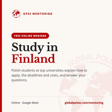 Cover Image for Studia w Finlandii– Webinar GPSS